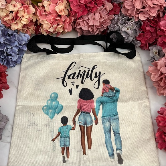 Eco-Friendly Family of Four Folding Tote Bag - Picture 6 of 15
